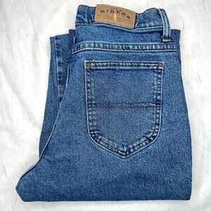 Vtg 90s Riders Denim Jeans High Rise Tapered Western Women's Size 8 M 30X31 USA